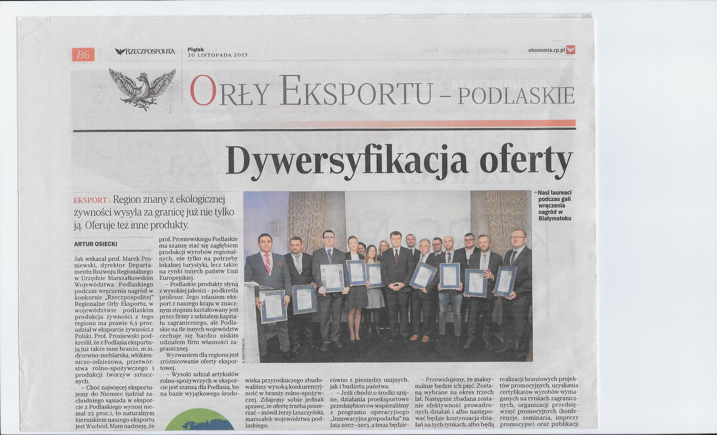 Orły Eksportu 2015